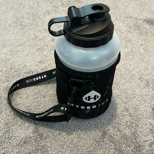 HydroJug 73 oz Pro Jug and Black Marble Hydro Jug Sleeve